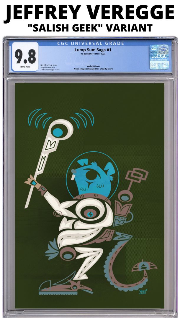 The Lump Sum Saga - Jeffrey Veregge Variant - 1 of 50; CGC Graded 9.8!