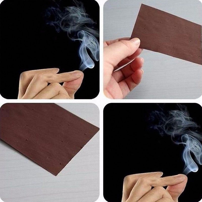 "Mystic Finger" smoke paper. Amaze your friends and frighten your foes.