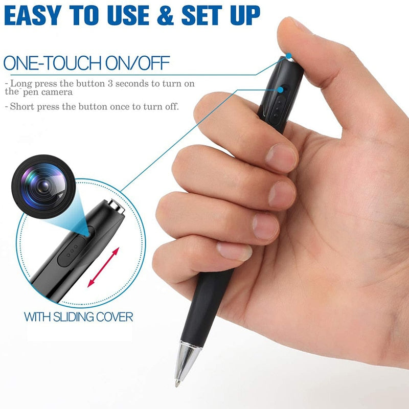 Secret camera pen. Not all missions happen in your super suit!