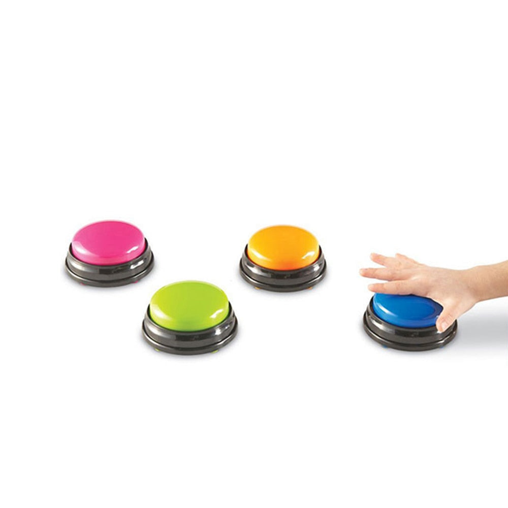 Voice recording sound button. Train your super-pet sidekick to talk!