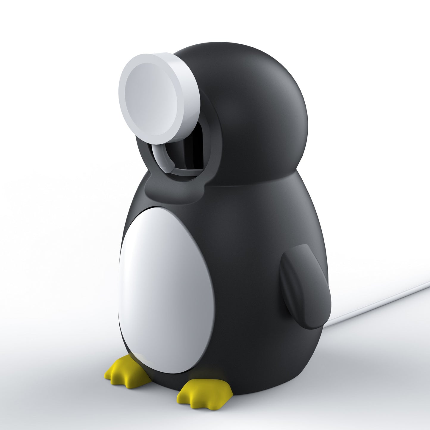 Cartoon Penguin Apple Watch Charging Dock Holder. Charge with a smile!