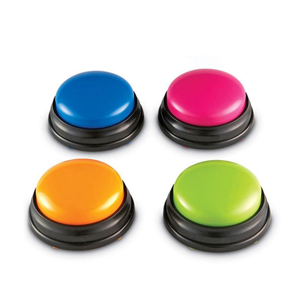 Voice recording sound button. Train your super-pet sidekick to talk!