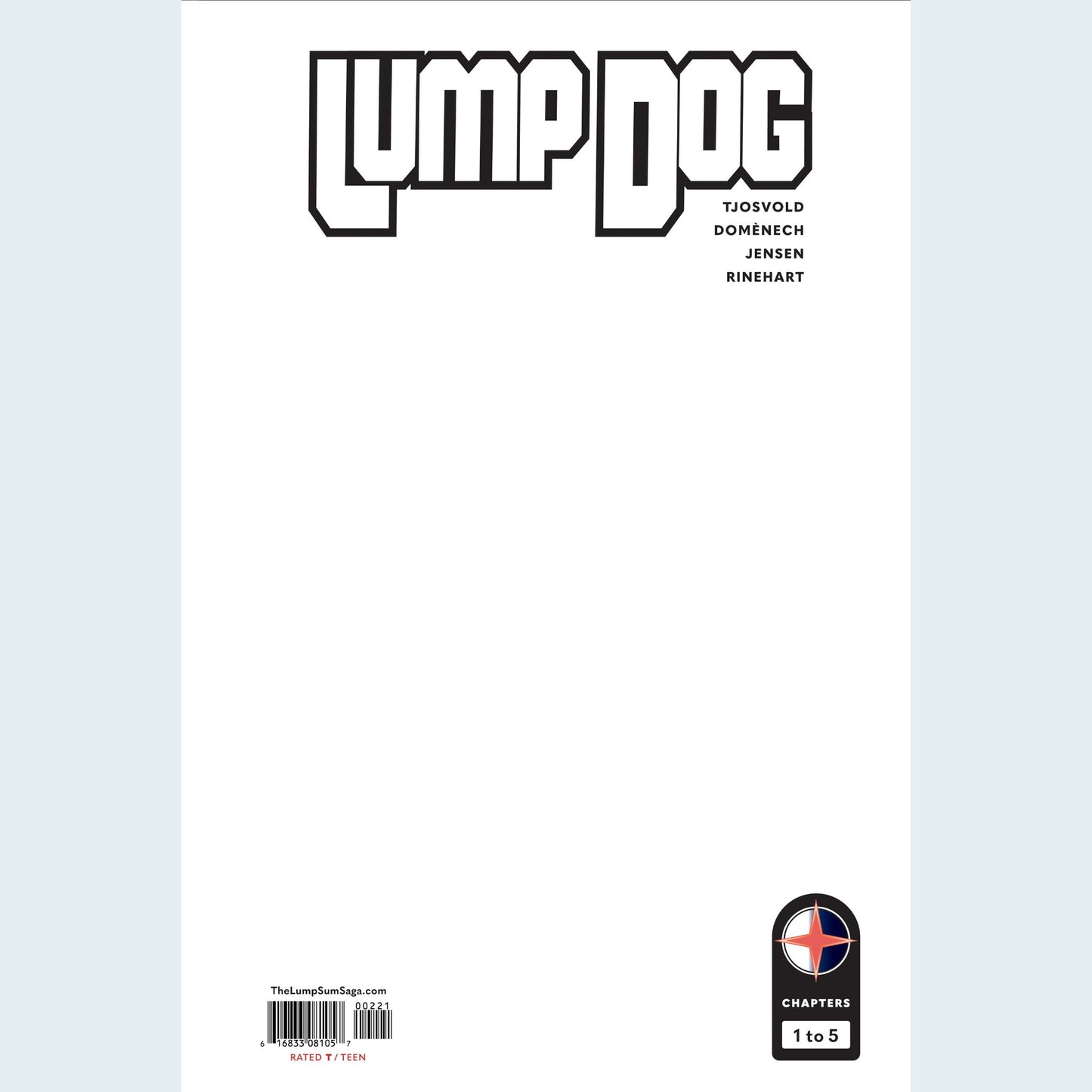 Lump Dog™ TJOSVOLD Sketch Cover + Script Edition