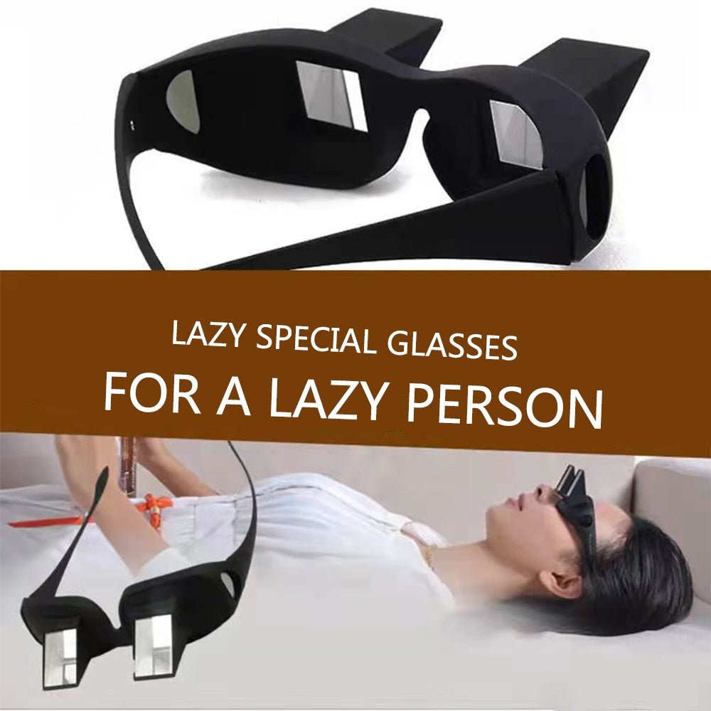 Horizontal "Lazy People" Glasses. Dracula wishes...